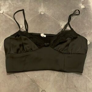 garage satin tank top